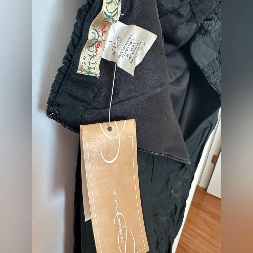 Francesca’s  Black Strapless Dress LBD- NWT - Picture 4 of 5